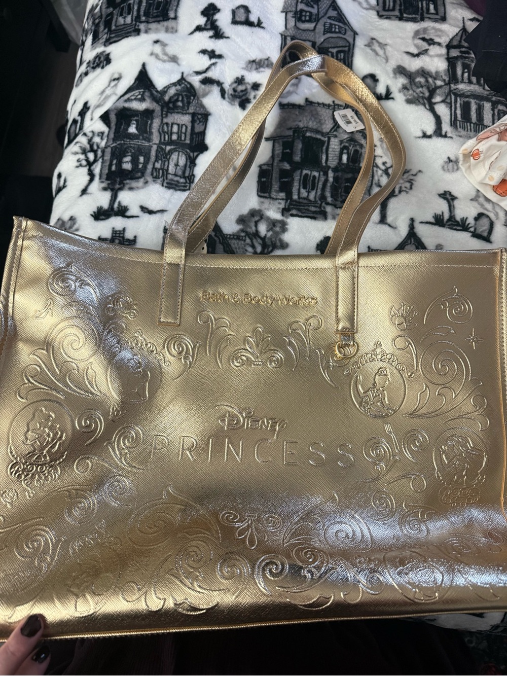 Bath & Body Works Disney Princess Gold Tote Bag